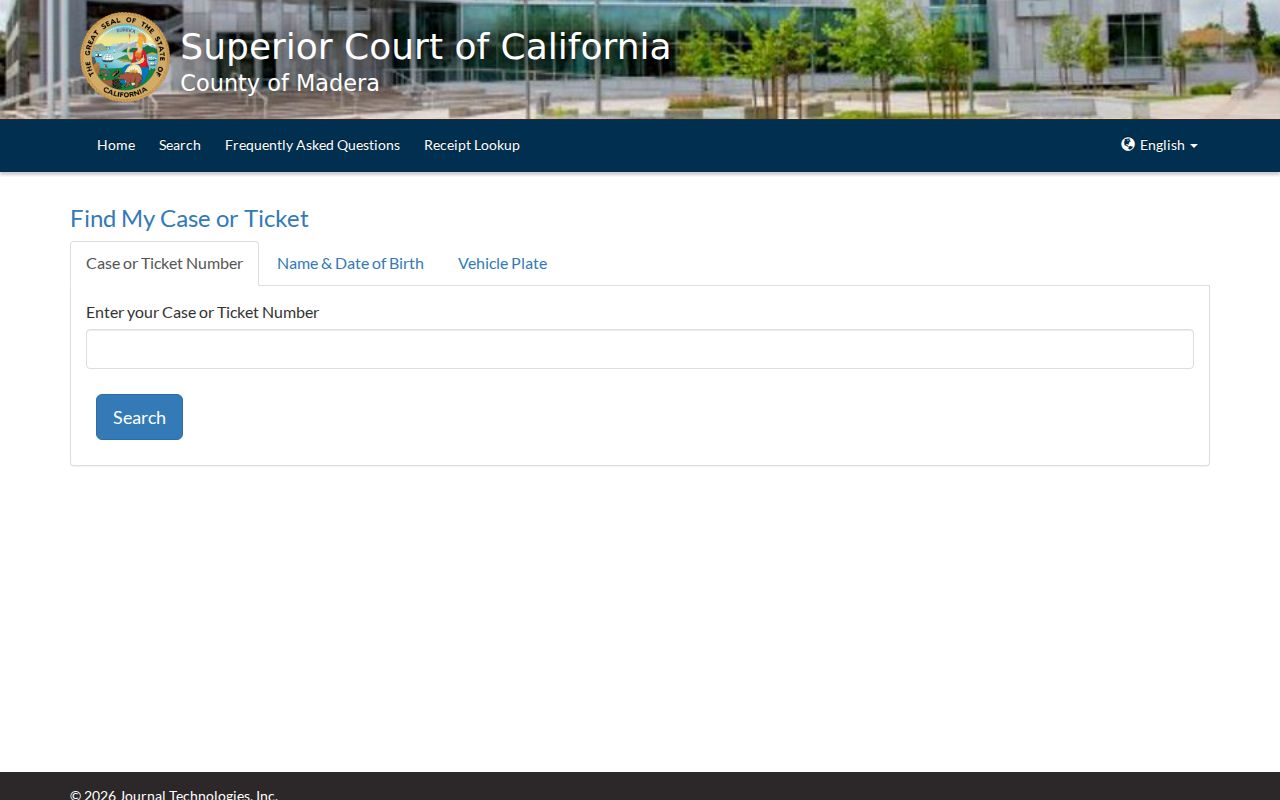 Madera County criminal traffic case ePay-it search